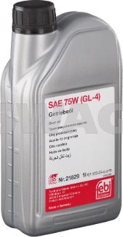 Swag 10 92 1829 - Масло трансмиссионное синтетическое 1л - (желтое) SAE 75W, API Gl-4 MB 235.10 VW TL 521 78 (G 052 17 autosila-amz.com