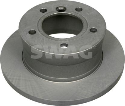 Swag 10 92 2858 - Тормозной диск autosila-amz.com