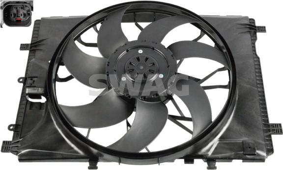 Swag 10 10 7458 - Вентилятор, охлаждение двигателя autosila-amz.com