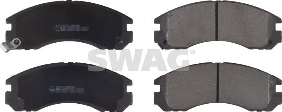 Swag 80 91 6776 - Тормозные колодки, дисковые, комплект autosila-amz.com