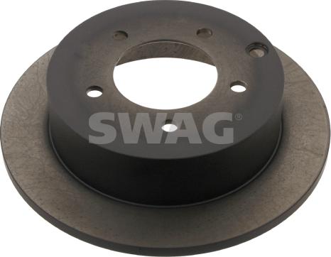Swag 80 93 1280 - Тормозной диск autosila-amz.com