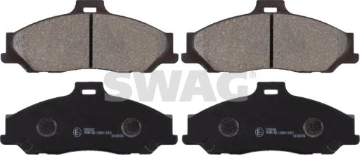 Swag 83 91 6520 - Тормозные колодки, дисковые, комплект autosila-amz.com