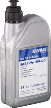 Swag 30 94 0580 - Трансмиссионное масло autosila-amz.com