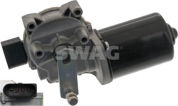 Swag 30 94 8671 - Wiper motor front fits: VW AMAROK, CALIFORNIA T5 CAMPER, CALIFORNIA T6 autosila-amz.com