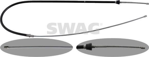 Swag 30 94 8302 - Тросик, cтояночный тормоз autosila-amz.com
