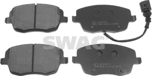 Swag 30 91 6998 - Тормозные колодки, дисковые, комплект autosila-amz.com