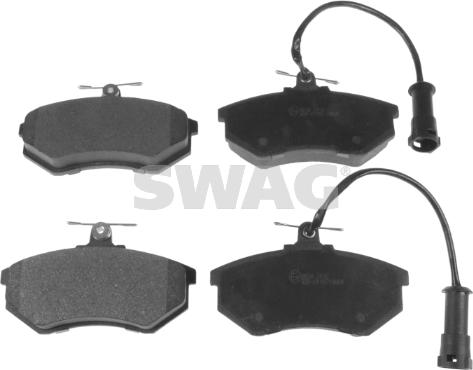 Swag 30 91 6066 - Тормозные колодки, дисковые, комплект autosila-amz.com