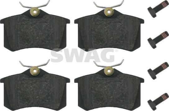 Swag 30 91 6344 - Тормозные колодки, дисковые, комплект autosila-amz.com