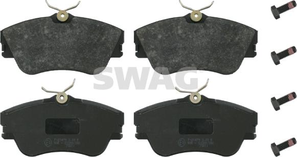Swag 30 91 6304 - Тормозные колодки, дисковые, комплект autosila-amz.com