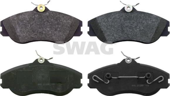 Swag 30 91 6310 - Тормозные колодки, дисковые, комплект autosila-amz.com
