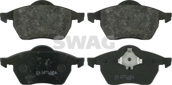 Swag 30 91 6280 - Тормозные колодки, дисковые, комплект autosila-amz.com