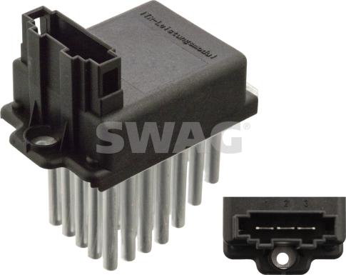 Swag 30 93 0601 - резистор вентилятора печки!\ Audi A80/A3/A4,VW Golf/Bora/Passat,Skoda Octavia, autosila-amz.com