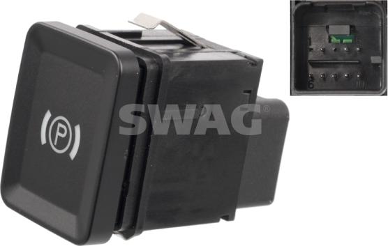 Swag 30 93 7606 - Выключатель, привод стояночного тормоза autosila-amz.com