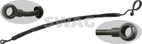 Swag 30 92 7182 - Шланг гидроусилителя рулевая рейка - насос AUDI: A4 1.6/1.8 95-00, A6 1.8 97-05, VW: PASSAT 1.6/.1.8 autosila-amz.com
