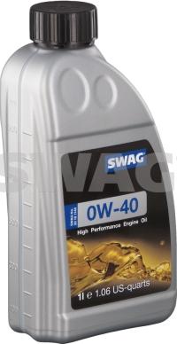 Swag 30 10 1140 - Масло моторное SAE 0W-40 (1L) (MADE IN GERMANY) ACEA A3/B3 ACEA A3/B4 API SN/CF BMW Longlife-01 autosila-amz.com