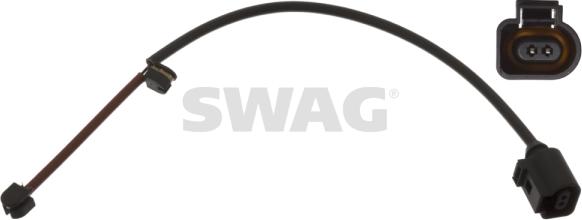Swag 38 94 4554 - Сигнализатор, износ тормозных колодок autosila-amz.com