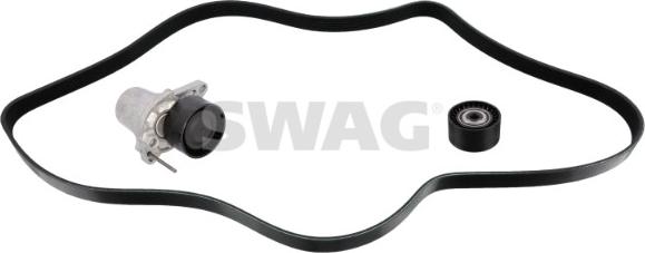 Swag 33 10 9028 - Поликлиновый ременный комплект autosila-amz.com