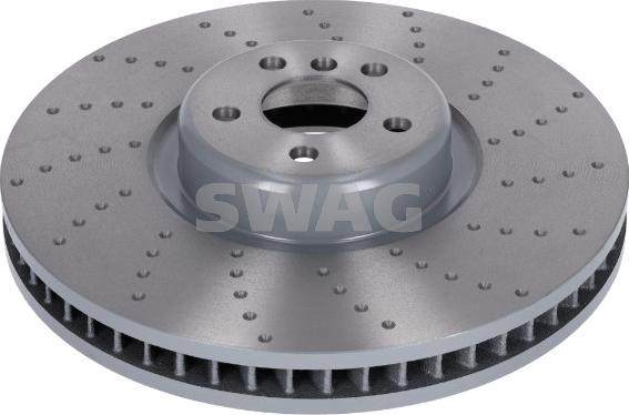 Swag 33 10 4967 - Тормозной диск autosila-amz.com