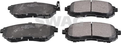 Swag 33 10 5444 - Тормозные колодки, дисковые, комплект autosila-amz.com
