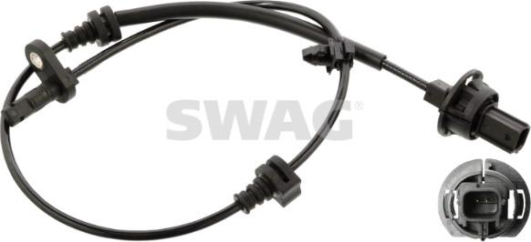 Swag 33 10 5051 - Датчик ABS, частота вращения колеса autosila-amz.com