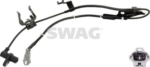 Swag 33 10 5858 - Датчик ABS, частота вращения колеса autosila-amz.com