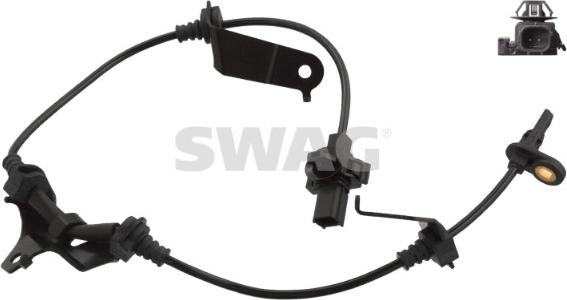 Swag 33 10 5883 - Датчик ABS, частота вращения колеса autosila-amz.com