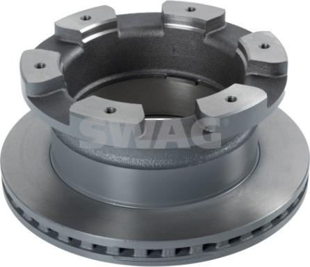 Swag 33 10 6496 - Тормозной диск autosila-amz.com