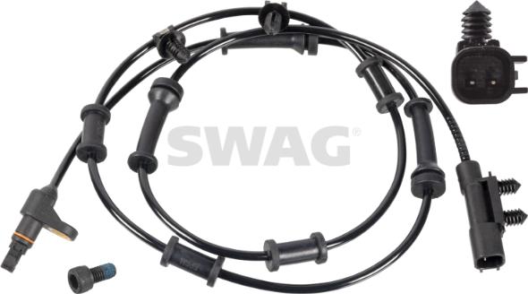 Swag 33 10 0457 - Датчик ABS, частота вращения колеса autosila-amz.com