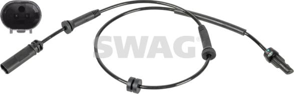 Swag 33 10 0304 - Датчик ABS, частота вращения колеса autosila-amz.com