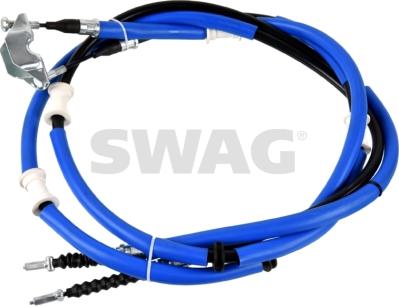 Swag 33 10 0339 - Трос, стояночная тормозная система autosila-amz.com