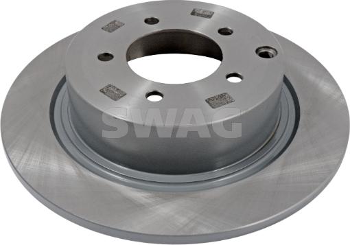 Swag 33 10 1070 - Тормозной диск autosila-amz.com