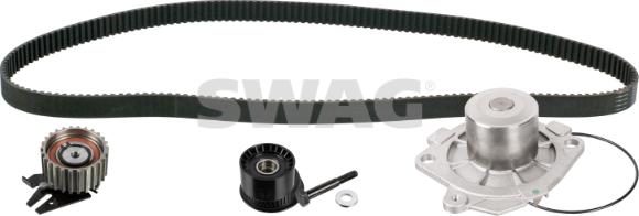 Swag 33 10 3638 - Водяной насос + комплект зубчатого ремня ГРМ autosila-amz.com