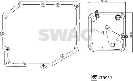 Swag 33 10 2006 - Гидрофильтр, автоматическая коробка передач autosila-amz.com