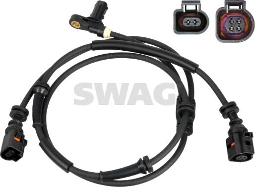 Swag 33 10 2290 - Датчик ABS, частота вращения колеса autosila-amz.com
