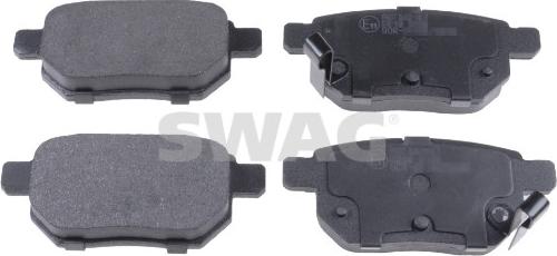 Swag 33 10 7323 - Комплект тормозных колодок, дисковый тормоз autosila-amz.com