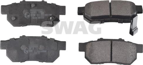 Swag 33 10 7285 - Тормозные колодки, дисковые, комплект autosila-amz.com