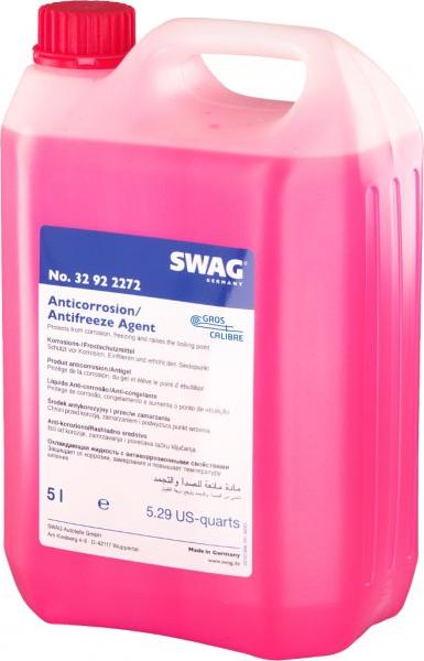 Swag 32 92 2272 - Охлаждающая жидкость SWAG 32922272 5л G012A8DA1 VW/OPEL антифриз концентрат G12 (красный) autosila-amz.com