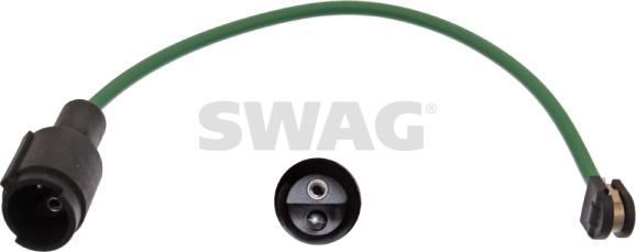 Swag 20 94 4358 - Сигнализатор, износ тормозных колодок autosila-amz.com