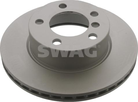 Swag 20 93 9112 - Тормозной диск autosila-amz.com