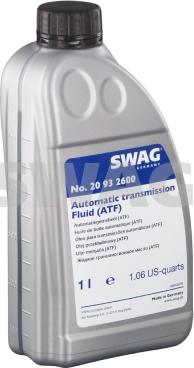 Swag 20 93 2600 - Масло автоматической коробки передач autosila-amz.com