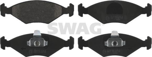Swag 70 91 6855 - Тормозные колодки, дисковые, комплект autosila-amz.com