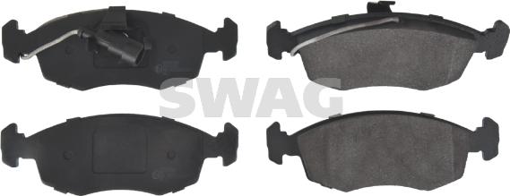 Swag 70 91 6390 - Тормозные колодки, дисковые, комплект autosila-amz.com