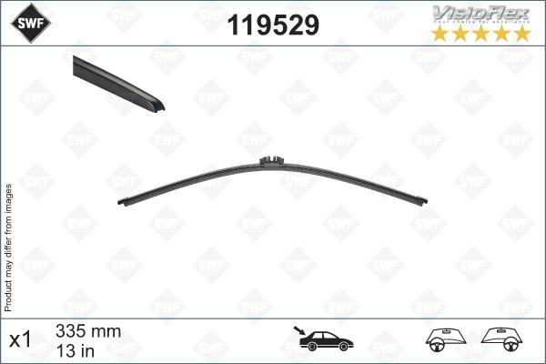 SWF 119529 - Щетка стеклоочистителя autosila-amz.com