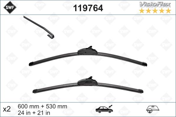 SWF 119764 - Щетка стеклоочистителя autosila-amz.com