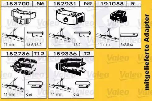 SWF 132500 - Щетка стеклоочистителя autosila-amz.com