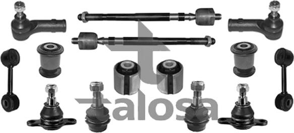 Talosa 49-03698 - Комплектующее руля, подвеска колеса autosila-amz.com