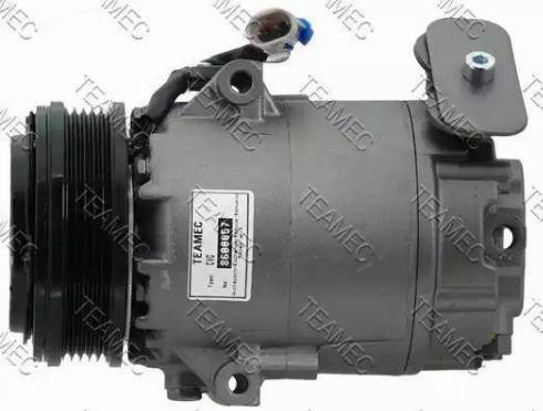 Teamec 8600057 - Компрессор кондиционера OPEL ASTRA G, ZAFIRA A 1.2-2.0 02.98-06.05 autosila-amz.com