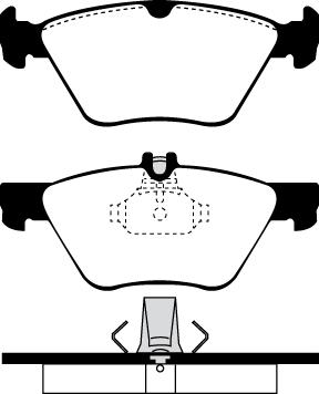 OSSCA 07255 - Тормозные колодки, дисковые, комплект autosila-amz.com