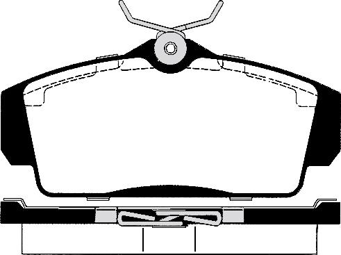 AKS Dasis 410602F027 - Тормозные колодки, дисковые, комплект autosila-amz.com