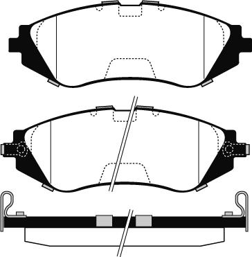 Remsa 645 22 - Тормозные колодки, дисковые, комплект autosila-amz.com